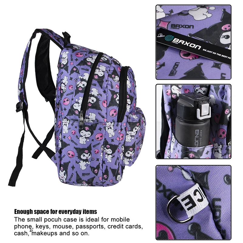 عکس شماره 4 : کوله پشتی مدرسه بگسون فورس مدل ctm-2900 طرح کورومی به همراه جامدادی