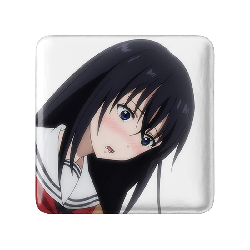 مگنت خندالو طرح ساواگاری انیمه توموداچی گیم Tomodachi Game  مدل مربعی کد 18439