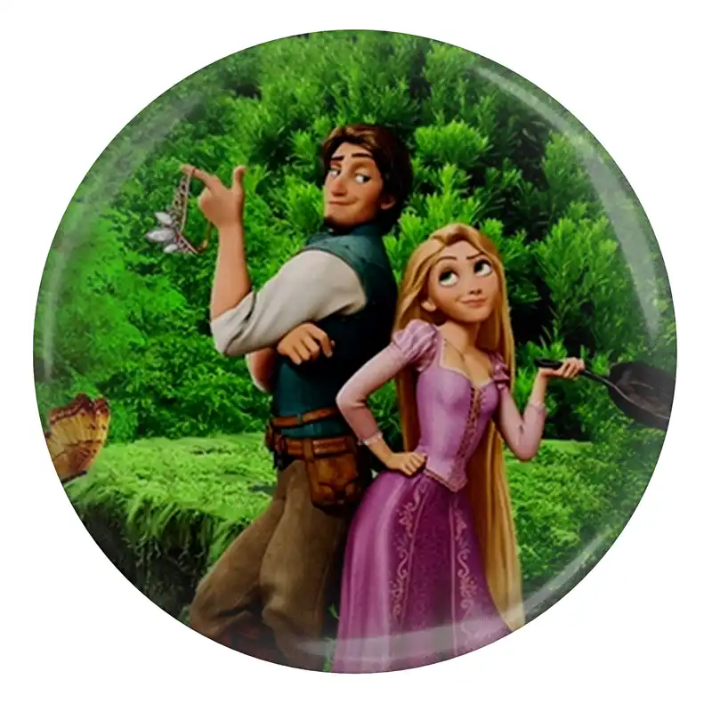 مگنت مدل S12938 طرح کارتون پرنسس راپونزل دختر گیسو کمند