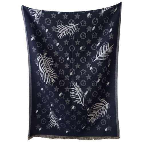 شال زنانه لویی ویتون مدل موهر زمستانی دورو