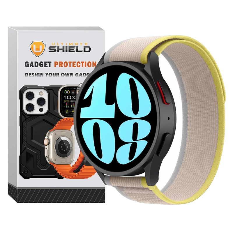 بند آلتیمیت شیلد مدل Trail Loop UL مناسب برای ساعت هوشمند سامسونگ Galaxy Watch 6 40mm / 6 44mm / 6 Classic 43mm / 6 Classic 47mm