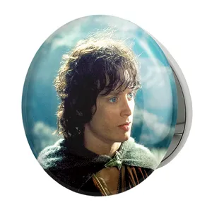 آینه جیبی خندالو طرح فرودو بگینز ارباب حلقه ها Lord of the Rings مدل تاشو کد 4766 