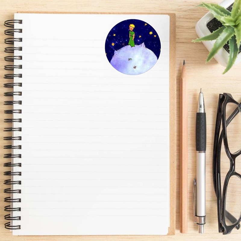 استیکر لپ تاپ کارنیکا طرح شازده کوچولو مدل The Little Prince-2222260  مجموعه 2 عددی