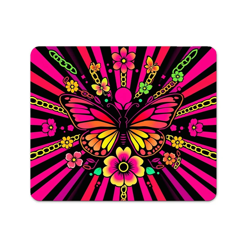 ماوس پد پاد آفرین مدل پروانه کد P832 سایز 19*24 سانتی متر