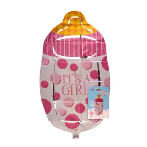 بادکنک مدل شیشه شیر بیبی دختر - کد 4