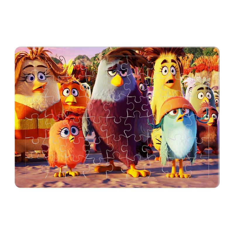 پازل 54 تکه طرح Angry Birds مدل P165