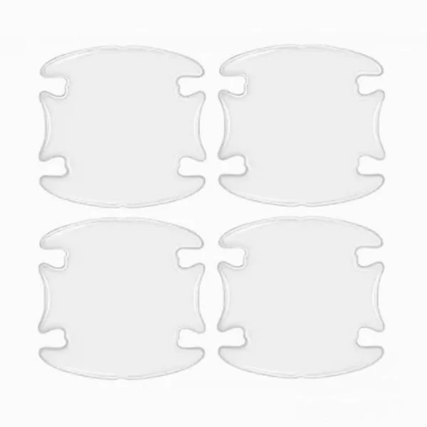 محافظ گودی دستگیره در خودرو مدل ژله ای مجموعه 4 عددی