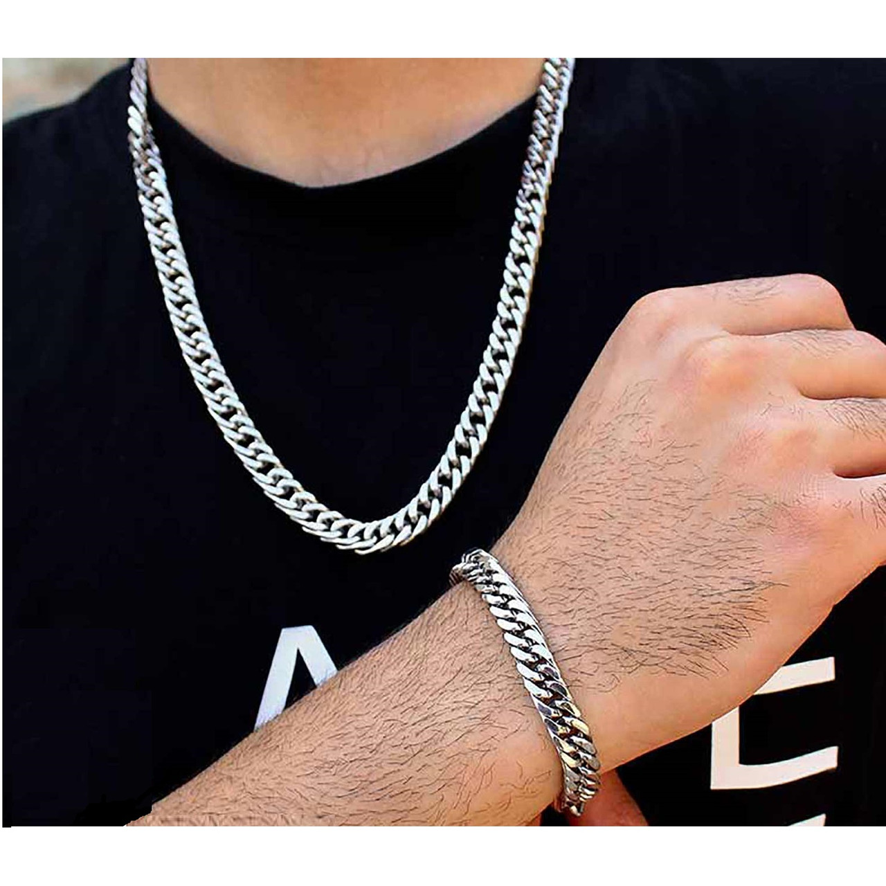 دستبند مردانه مدل استیل 29