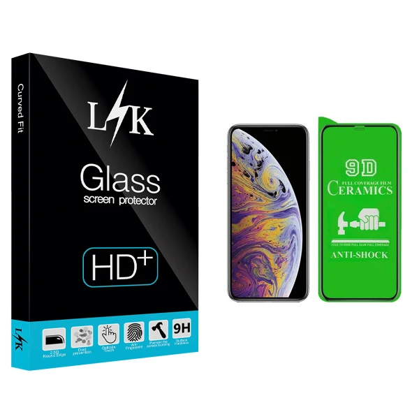 محافظ صفحه نمایش سرامیکی ال کی مدل +LITE مناسب برای گوشی موبایل اپل IPHONE XS MAX/11PRO MAX