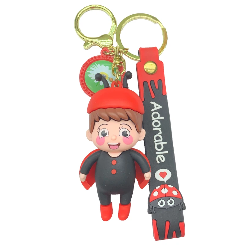 جاکلیدی مدل سیلیکونی پسر طرح کفشدوزک