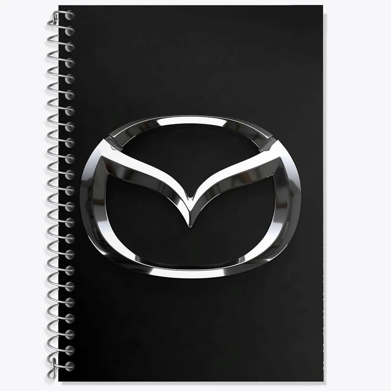دفتر زبان 50 برگ خندالو مدل سه خط طرح مزدا mazda کد 23519