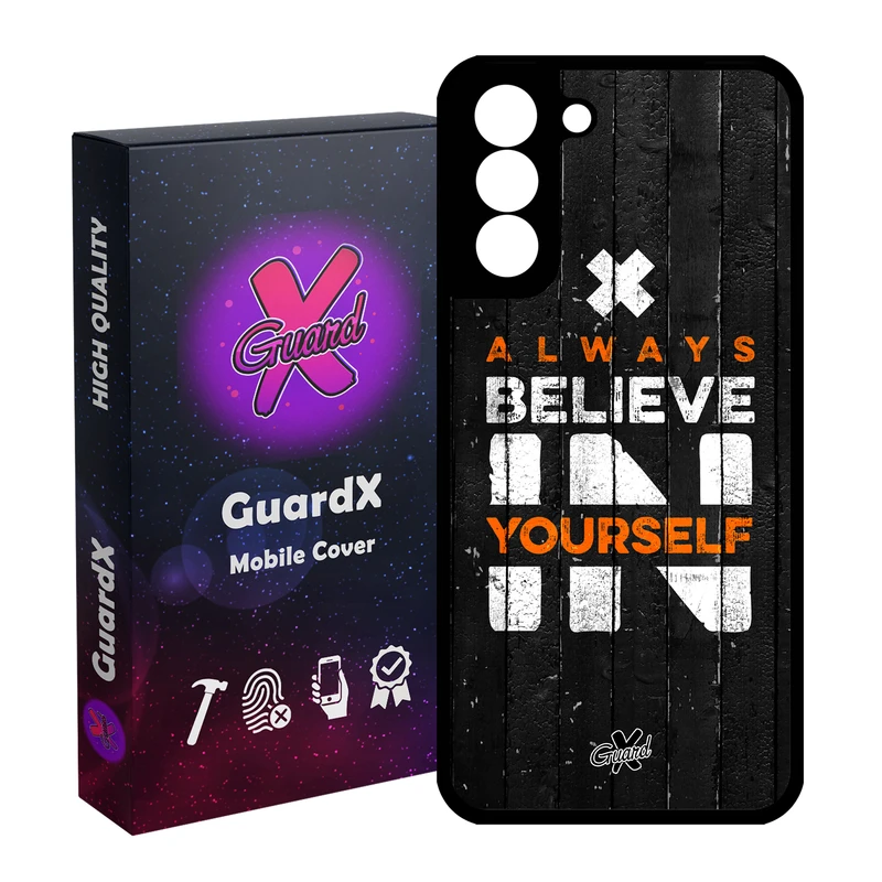 کاور گارد ایکس طرح Text مدل Glass10167 مناسب برای گوشی موبایل سامسونگ Galaxy S21 FE