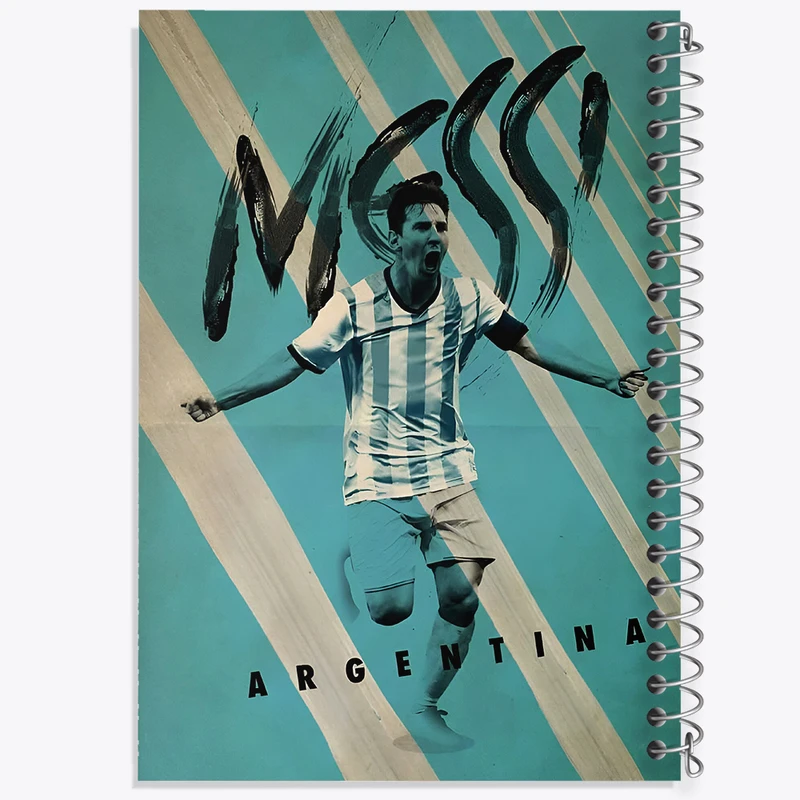 دفتر نقاشی 50 برگ خندالو طرح لیونل مسی کد N2824