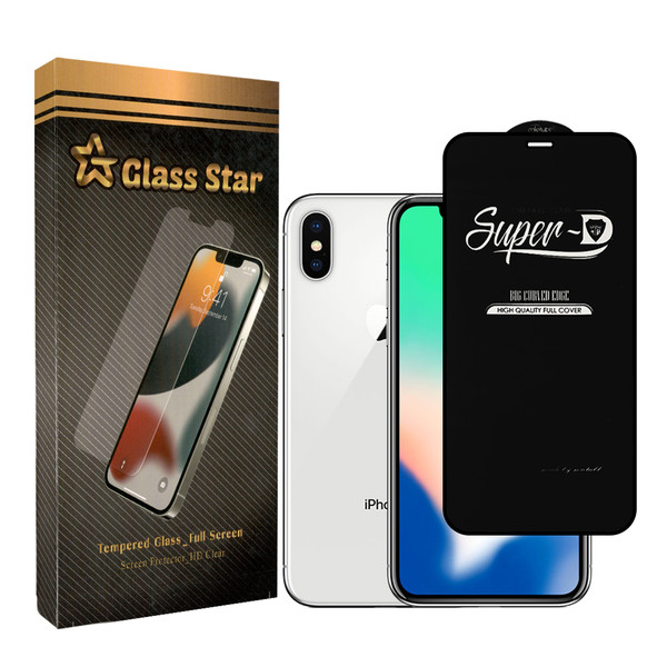  محافظ صفحه نمایش گلس استار مدل STAR-SUPER-D مناسب برای گوشی موبایل اپل iPhone X/ XS/ 11 Pro
