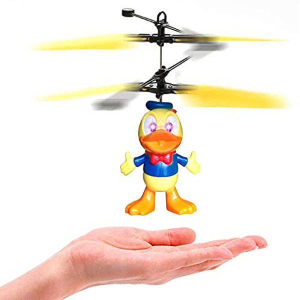 مینی کوپتر بازی مدل سنسوری طرح اردک چراغدار در ارزانترین فروشگاه اینترنتی ایران ارزان