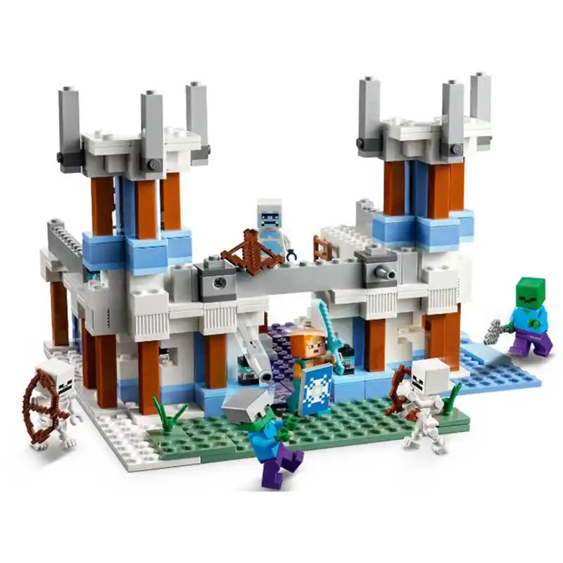 لگو سری ماینکرافت مدل قلعه یخی کد 21186