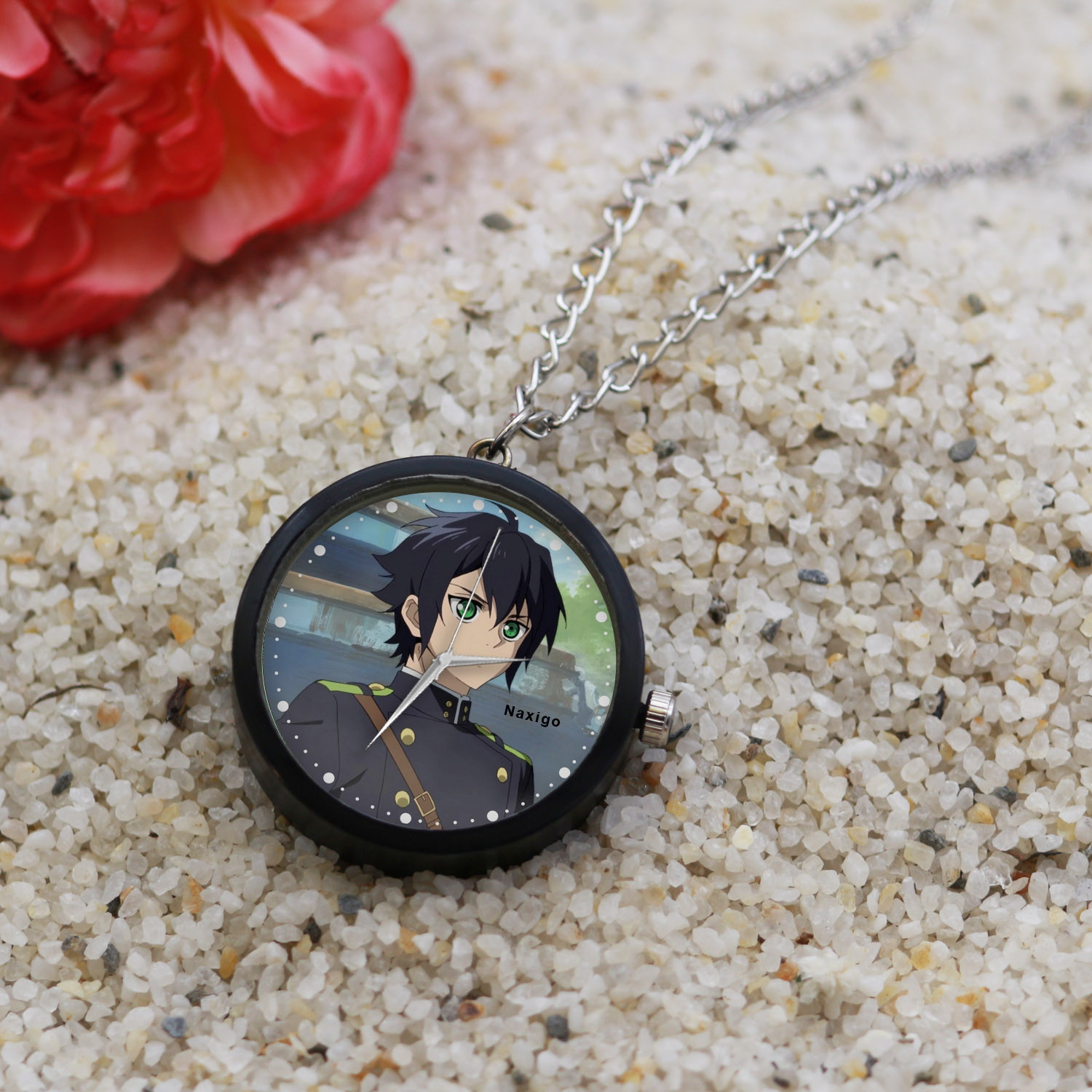 ساعت گردنبندی عقربه ای ناکسیگو مدل اسرافیل پایانی کد NF13647