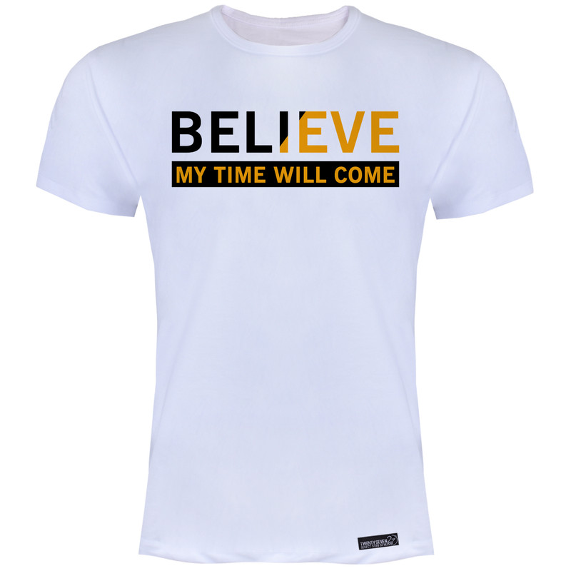 تی شرت آستین کوتاه مردانه 27 مدل Believe کد MH1545