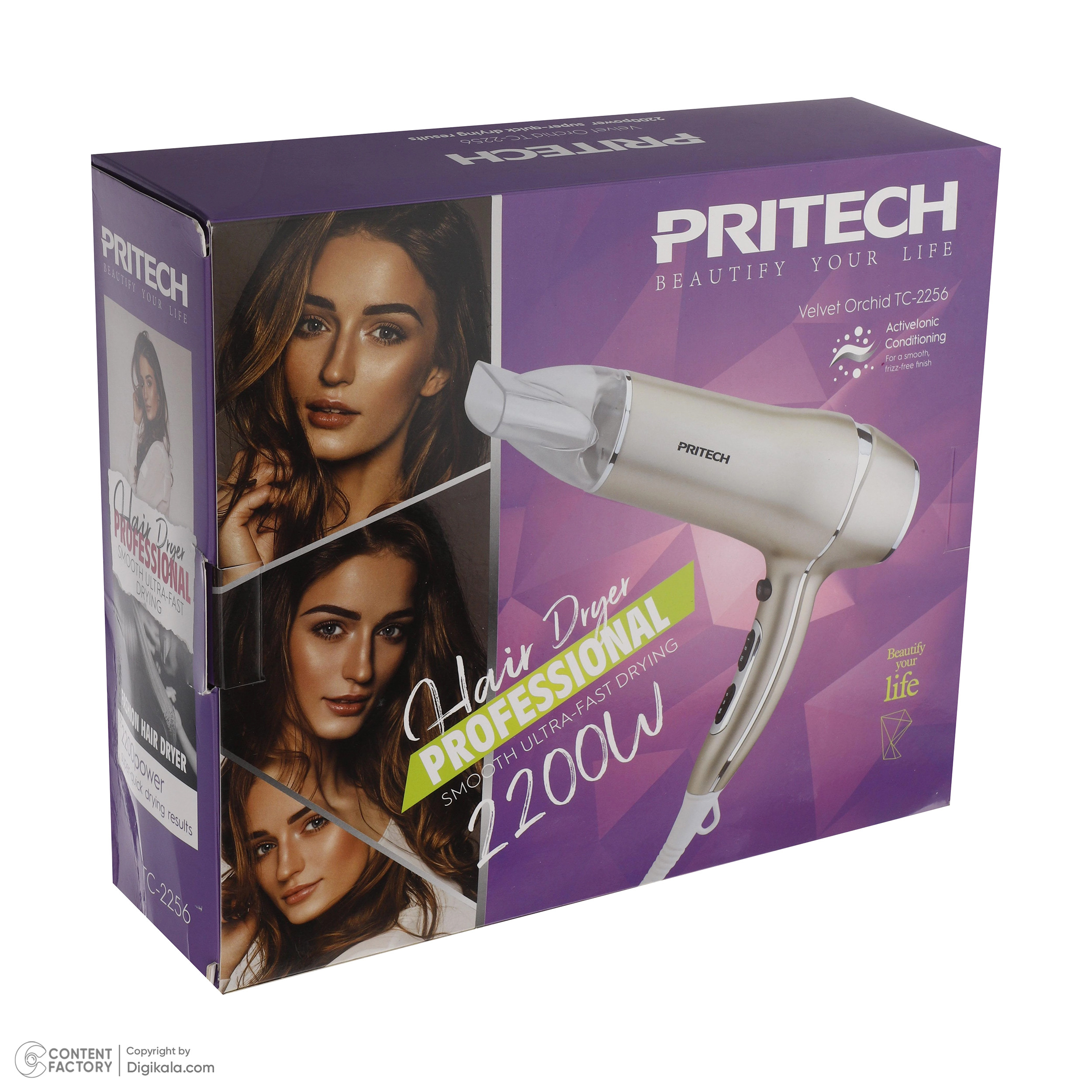 سشوار حرفه ای پریتک مدل TC-2256
