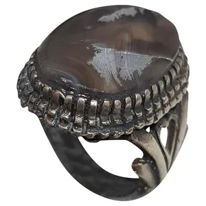 انگشتر نقره مردانه مدل شجر منظره ای کد SL215220