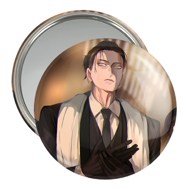 آینه جیبی خندالو مدل ارن انیمه اتک آن تایتان Attack on Titan  کد 18521