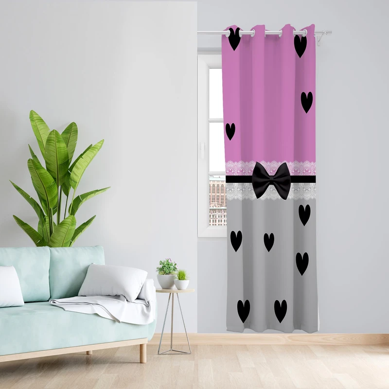 پرده مدل مخمل پانچی کد 1204a سایز 140x200 سانتی متر