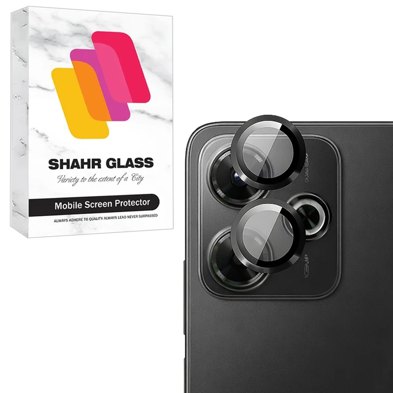 محافظ لنز دوربین شیشه‌ای شهر گلس مدل RINS20 مناسب برای گوشی موبایل شیائومی Redmi 13x 4G