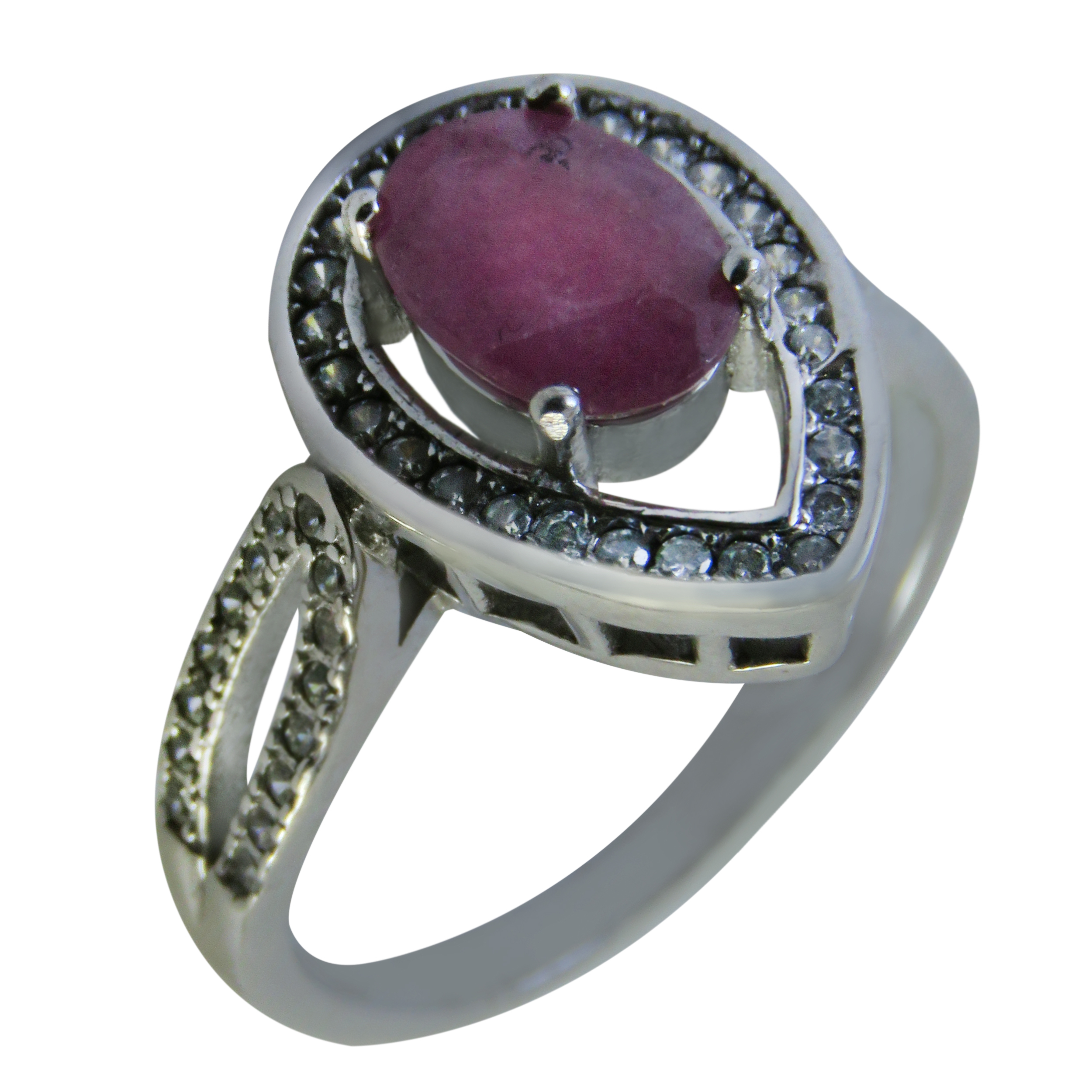 انگشتر نقره زنانه کد 2513