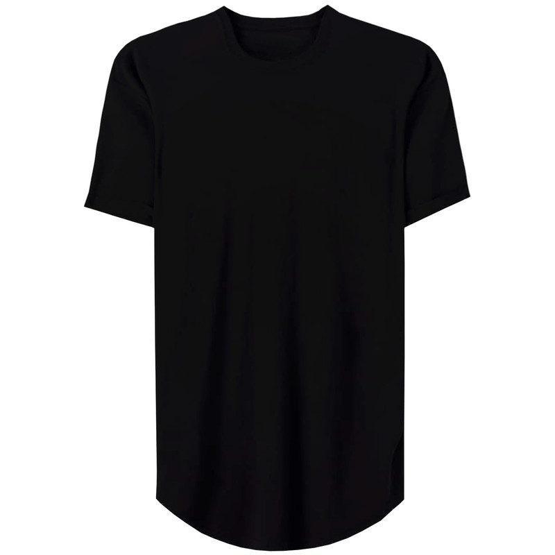 تی شرت لانگ آستین کوتاه زنانه مدل SIMPLE BASIC کد 001 رنگ مشکی