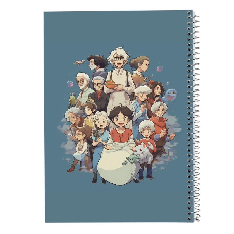 دفتر مشق 100 برگ مدوپد مدل Ghibli کد DF2533