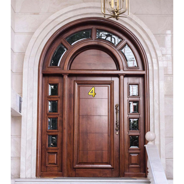 تابلو نشانگر کازیوه طرح پلاک واحد شماره 4 کد B-G 04