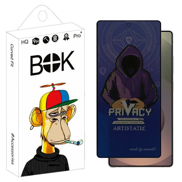 محافظ صفحه نمایش حریم شخصی بوک مدل Mietubl مناسب برای گوشی موبایل سامسونگ Galaxy s25 ultra