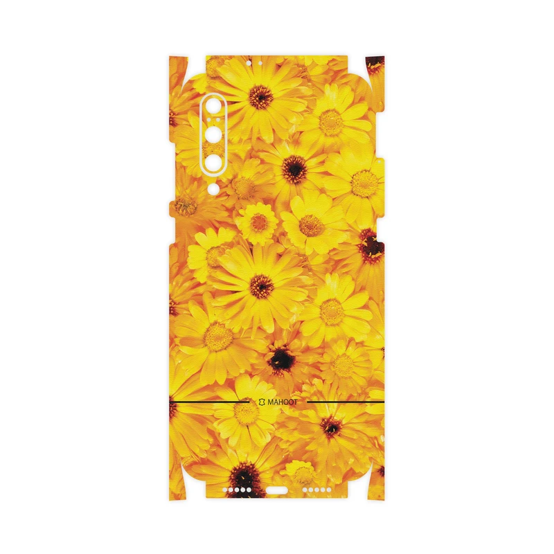 برچسب پوششی ماهوت مدل Yellow-Flower-FullSkin مناسب برای گوشی موبایل شیائومی MI 9