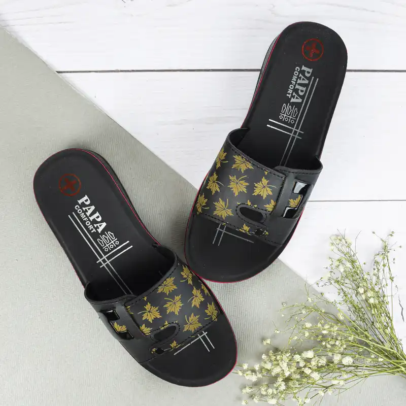 دمپایی زنانه پاپا مدل ویتوریا کد BK.2926