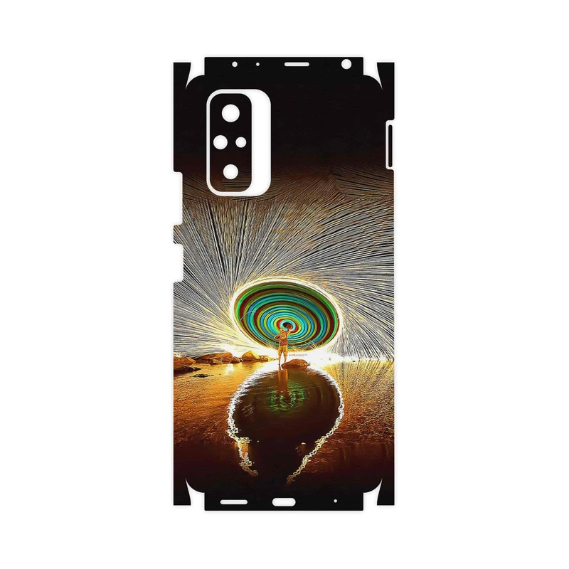 برچسب پوششی ماهوت مدل Night Light Fountain-FullSkin مناسب برای گوشی موبایل شیائومی Redmi Note 10 Pro