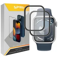 محافظ صفحه نمایش نانو اسپریگ مدل Pmma-SPG مناسب برای اپل واچ Series 9 41 میلیمتری بسته دو عددی