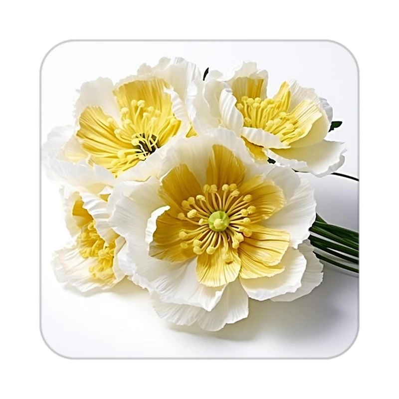 زیر لیوانی کاکتی طرح گل مدل mp19717