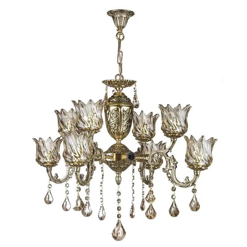 لوستر دوازده شعله چشمه نور کد C3352/4-BO