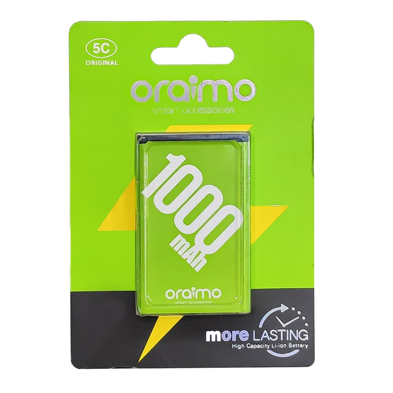 باتری موبایل ارایمو مدل 5C ظرفیت 1000 میلی آمپر ساعت مناسب برای گوشی موبایل نوکیا 2600