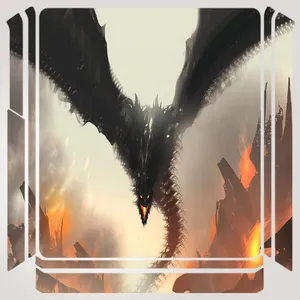 برچسب پلی استیشن ۴ مدل  dragon days    کد PSS-326  