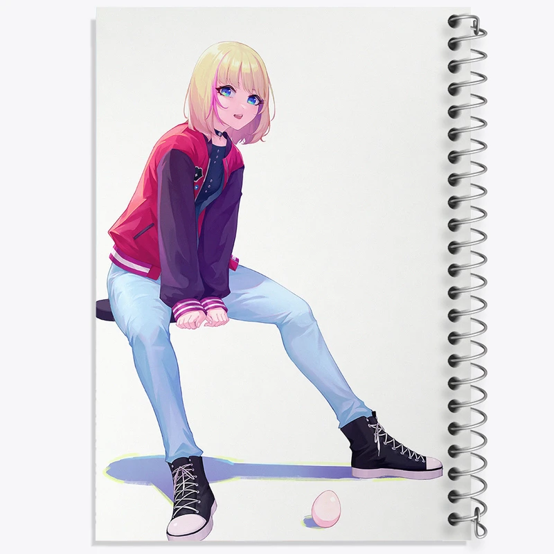 دفتر لیست خرید 50 برگ خندالو طرح ریکا انیمه واندر اگ پرایورتی کد 34035