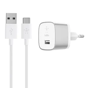شارژر دیواری بلکین مدل F7U034VF04 به همراه کابل تبدیل USB-C