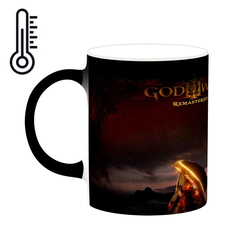 ماگ حرارتی کاکتی طرح گاد آف وار God Of War مدل mgh40803
