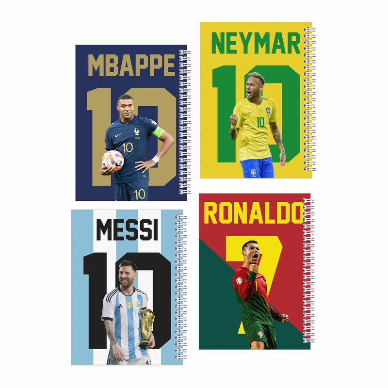 دفتر مشق مدل فوتبالی فیفا کد ps5 مجموعه 4 عددی