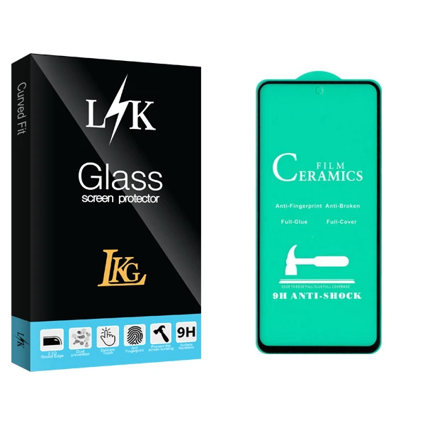 محافظ صفحه نمایش سرامیکی ال کا جی مدل LK Glass مناسب برای گوشی موبایل شیائومی Redmi Note 9 Pro / Note 9S