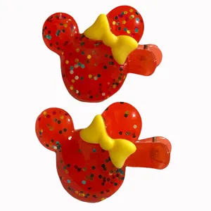 گیره مو دخترانه مدل مینی موس بسته 2 عددی