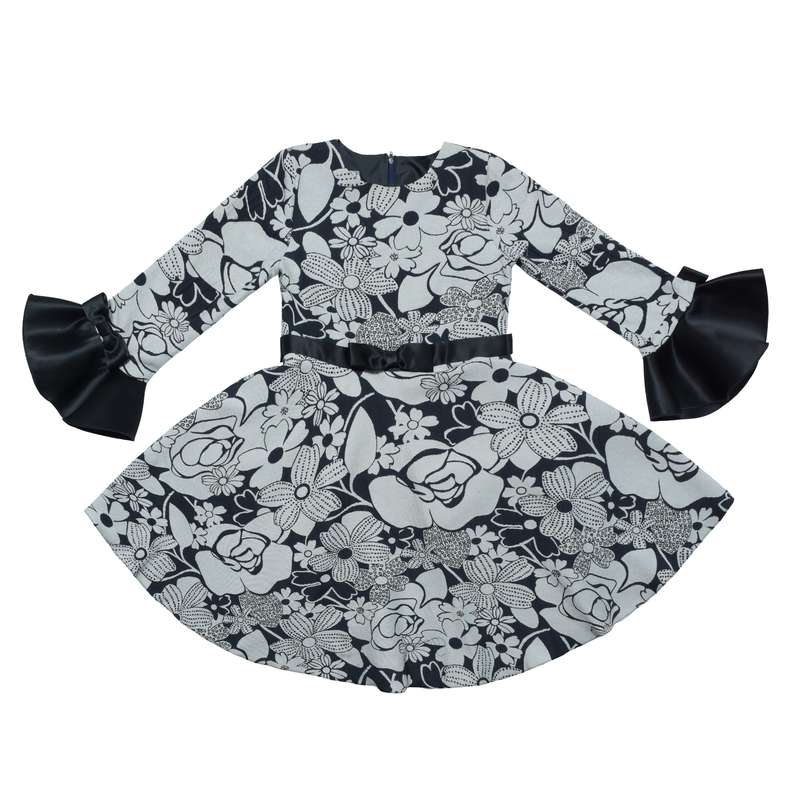 پیراهن دخترانه مدل گل شیپوری