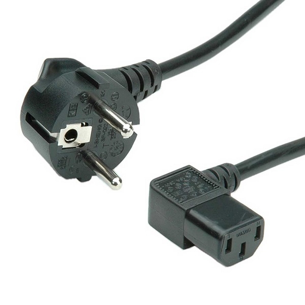 کابل پاور سه پین ای نت مدل 3x0.75 90 کد CCTV-PC طول 1.5 متر