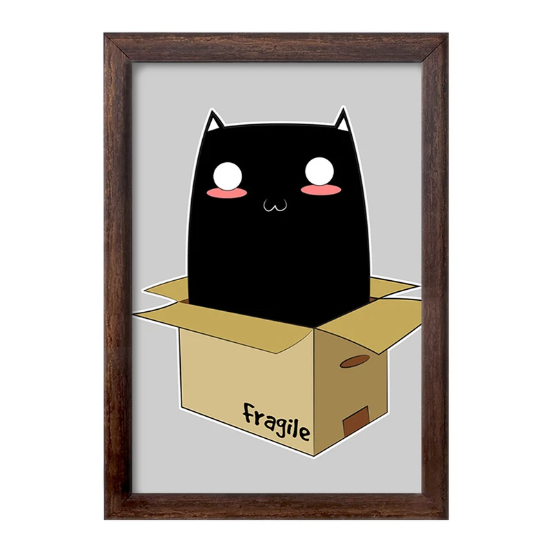 تابلو خندالو طرح گربه (Cat) کد F929