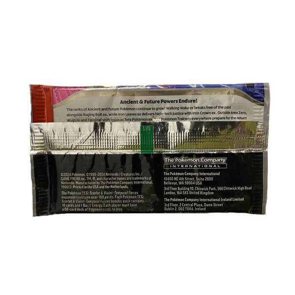بازی فکری شرکت پوکمن اینترنشنال مدل Scarlet and Violet بسته 10 عددی